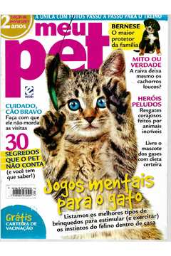 Revista - Meu Pet Nº 25 Jogos Mentais para o Gato - Higino Cultural